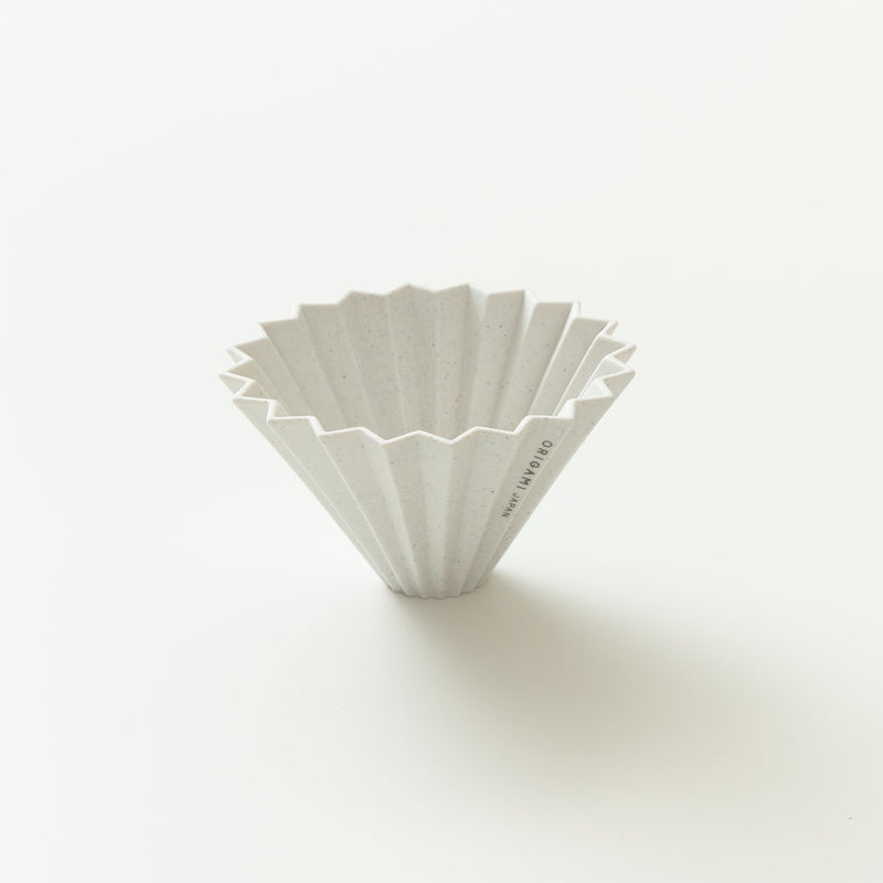 Origami ReWork Dripper recycled porcelain texture