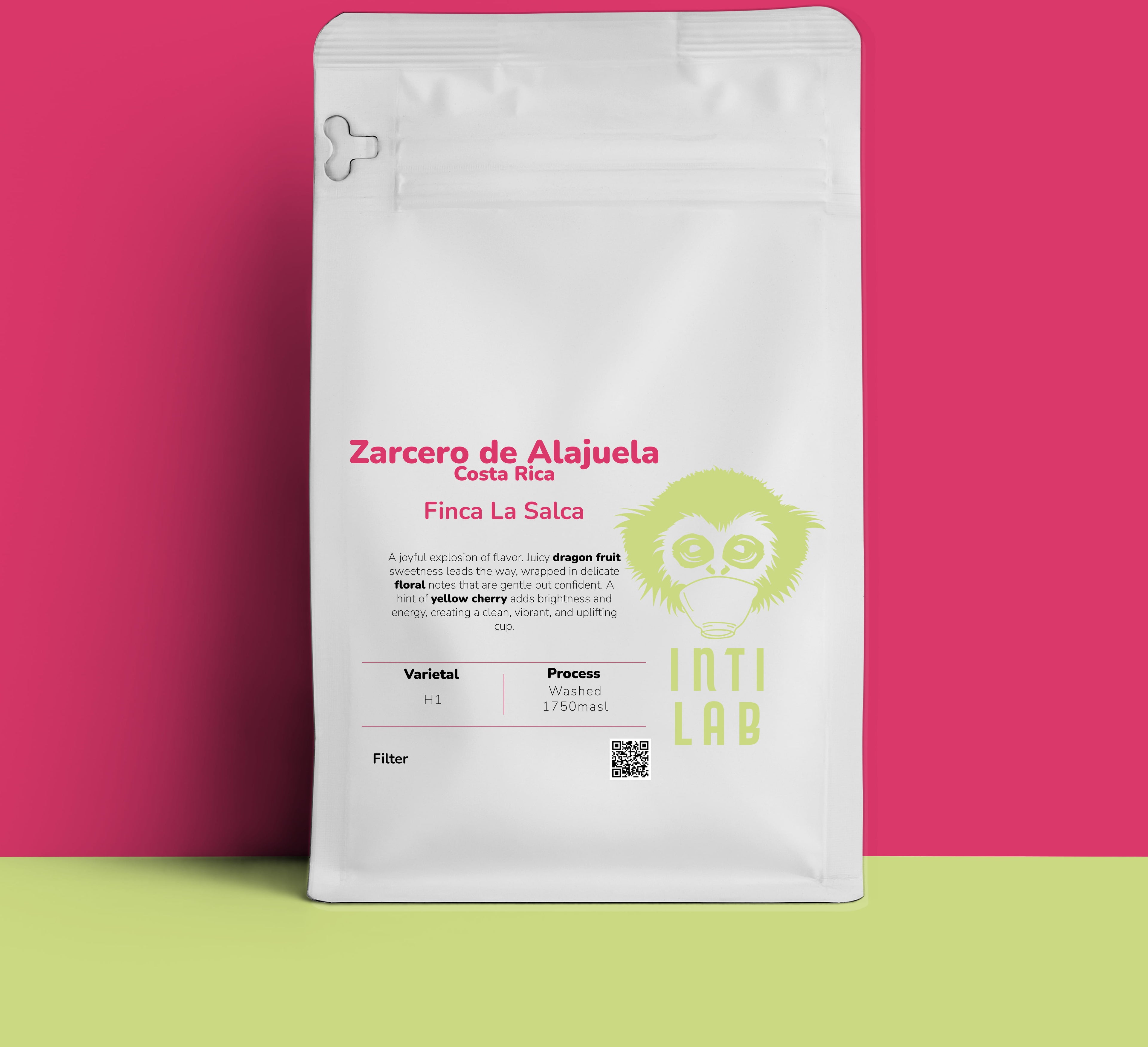 Zarcero Costa Rica (Washed) Whole Bean 250g Inti Lab